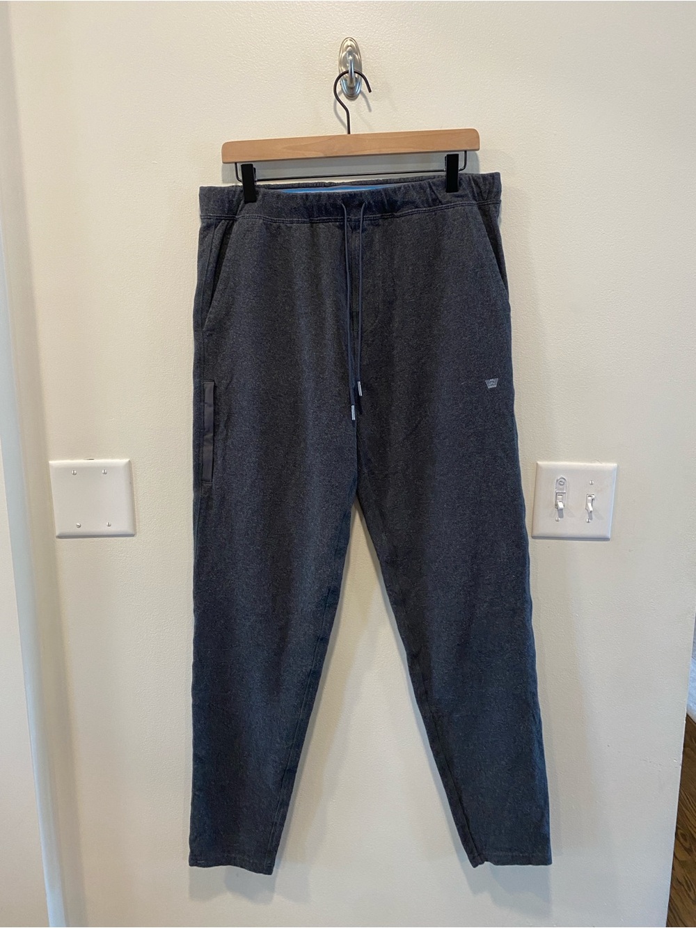 Mack Weldon ACE sweatpants large tall charcoal joggers for daily wear athletic